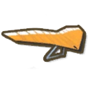 アイテム-オレンジのハンググライダーのアイコン