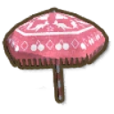 アイテム-クリスマスの傘のアイコン