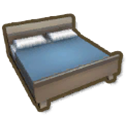 アイテム-スタイリッシュなベッドのアイコン