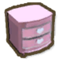 アイテム-上品なベッドサイドテーブルのアイコン