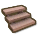 アイテム-堅い木の踏み段のアイコン