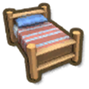 アイテム-山小屋のベッドのアイコン