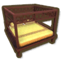 アイテム-東洋風のベッドのアイコン