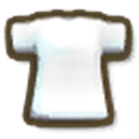 アイテム-白いTシャツのアイコン