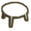 アイテム-白いコーヒーテーブルのアイコン