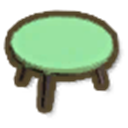 アイテム-緑色のコーヒーテーブルのアイコン