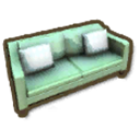 アイテム-緑色のソファのアイコン