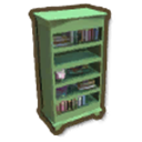 アイテム-緑色の本棚のアイコン