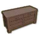 アイテム-黒い木製のタンスのアイコン