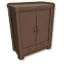 アイテム-黒い木製キャビネットのアイコン