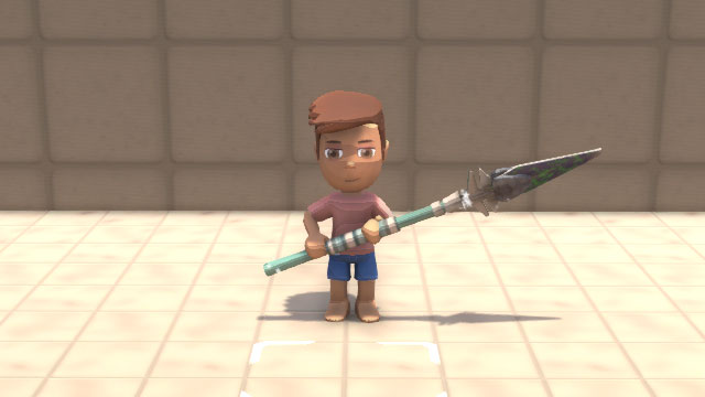 武器-アルファの槍の見た目
