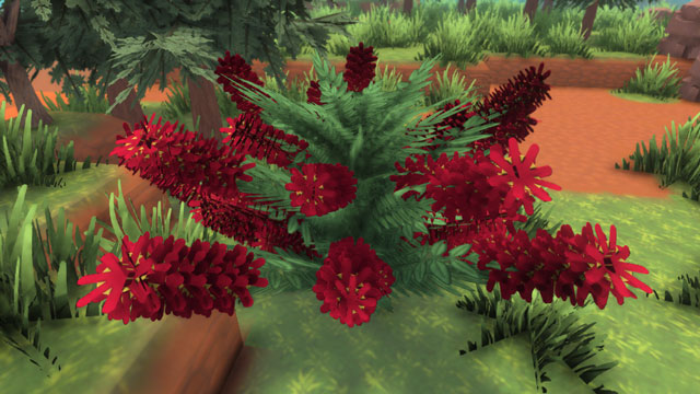 採集-ボトルツリーの茂みの見た目