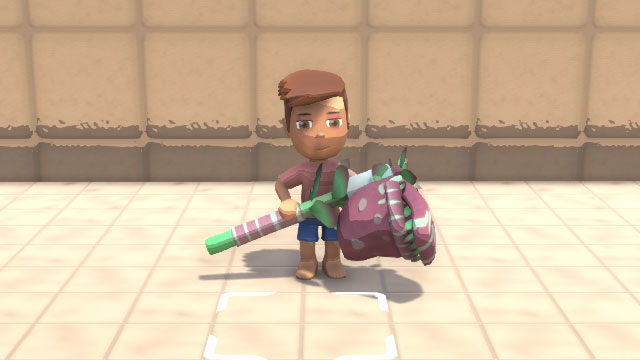 武器-植物のハンマーの見た目