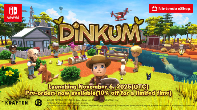 Dinkum-NintendoSwitch版発売のお知らせ