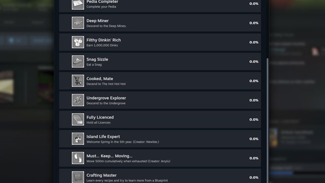 アップデート-Steam実績