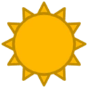 天候-晴れのアイコン