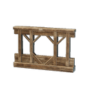 アイテム-シンプルな木製のフェンスのアイコン