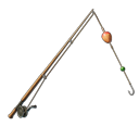 アイテム-シンプルな釣り竿のアイコン