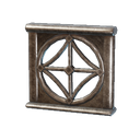 アイテム-丸い鉄の窓枠のアイコン