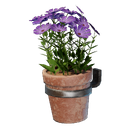 アイテム-壁掛けの鉢植え（ピンク・小）のアイコン