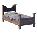 アイテム-木製のベッドのアイコン