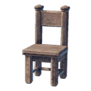 アイテム-木製の椅子のアイコン