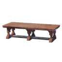 アイテム-洗練された木製の晩餐会テーブルのアイコン