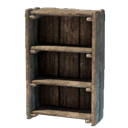 アイテム-粗末な木製キャビネットのアイコン