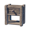 アイテム-粗雑な木製ナイトテーブルのアイコン