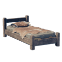 アイテム-粗雑な木製ベッドのアイコン