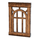アイテム-装飾付きの木製窓枠のアイコン