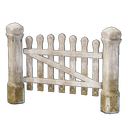 アイテム-針葉樹の木製ガーデンフェンスドアのアイコン