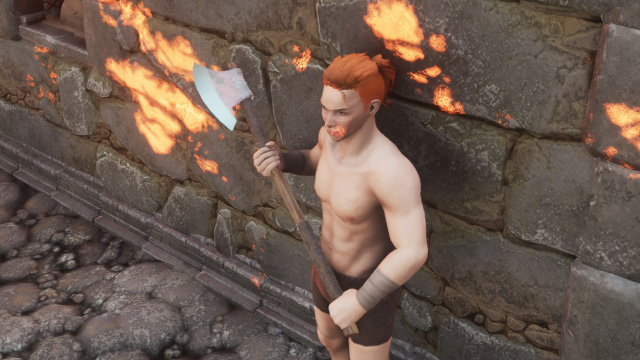 アイテム-鋼の斧の見た目